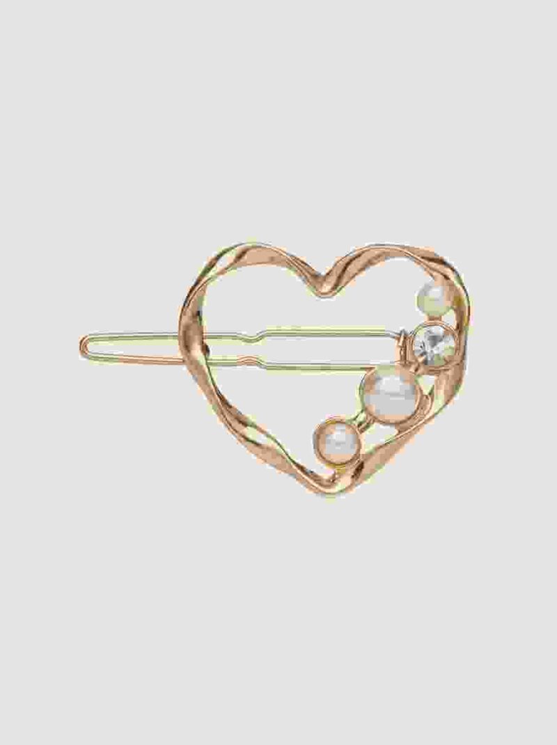 Heart Shape Pearl Hair Pin
