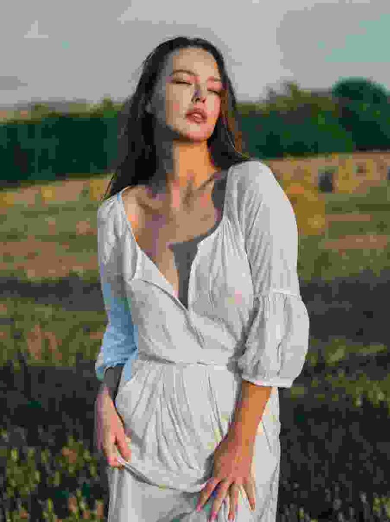 Cotton White Maxi Dress